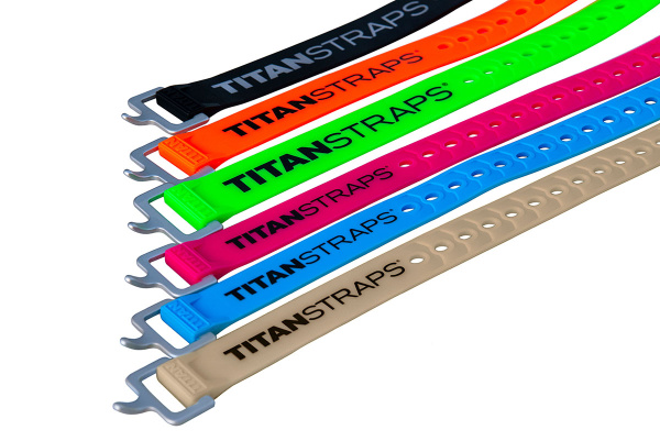 Ремень крепёжный TitanStraps Super Straps черный L = 46 см (Dmax = 12,7 см, Dmin = 3,2 см)