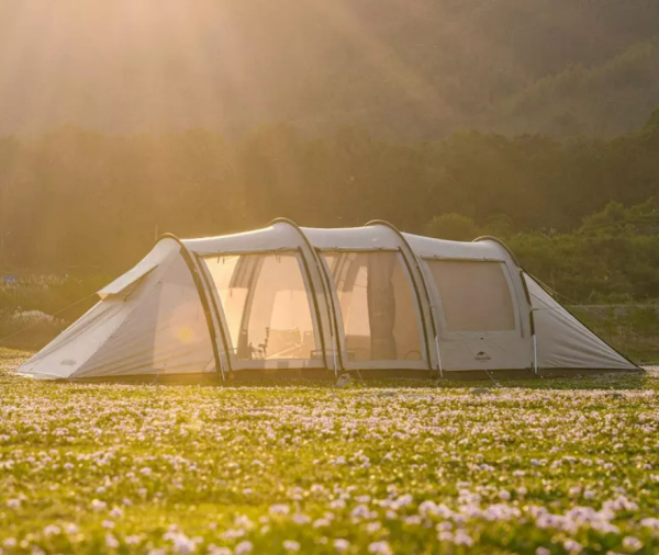 Палатка Naturehike Cloud Vessel Tunnel UPF 50+ 5-6 местная L, песочный