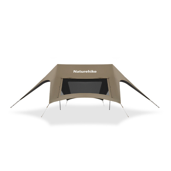 Тент кемпинговый Naturehike Cloud Skies (Yunxiao) 860 PRO 8,6х5,5 м., коричневый, блэкаут