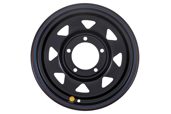 Диск УАЗ стальной черный 5x139,7 7xR15 d110 ET+25 (треуг. мелкий)