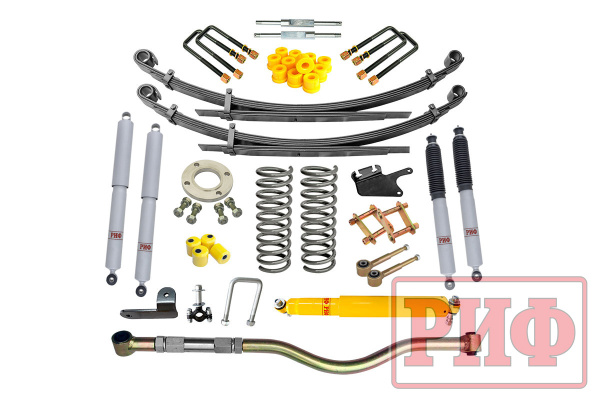 Лифт-комплект РИФ газовый УАЗ Патриот лифт 50 мм средний
