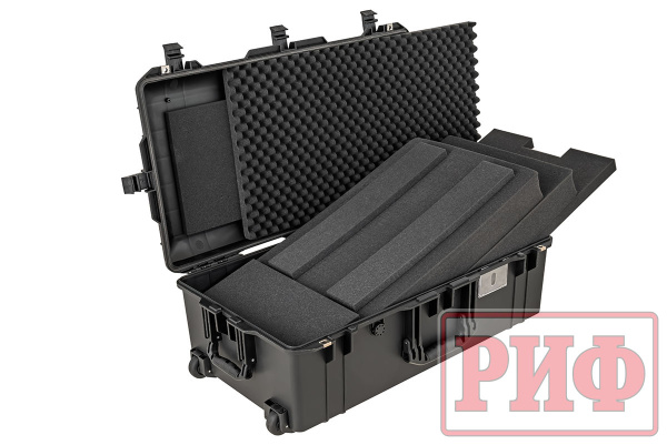 Кейс защитный ударопрочный РИФ 828х467х280 мм IP67 на колесах с телескопической ручкой