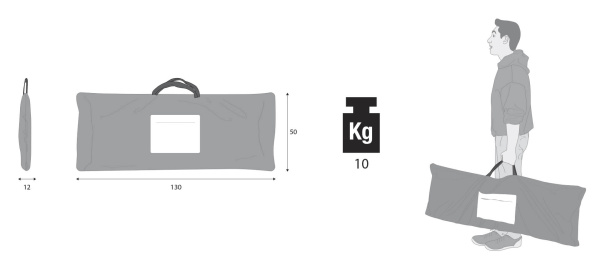 Тамбур к палатке AUTOHOME OVERLAND SMALL SAFARI EXPLORER, тент зеленый, до 220 см