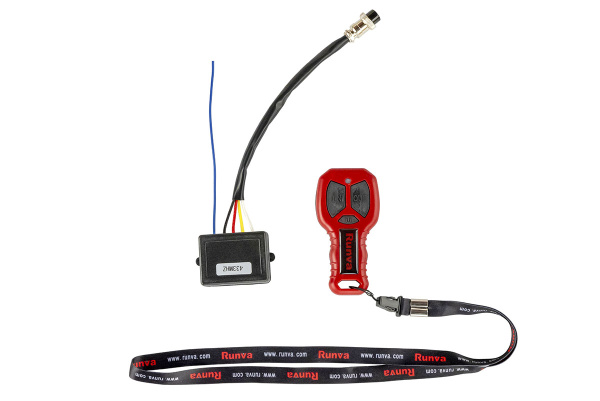 Лебёдка электрическая 12V Runva EWT3500ASR 1588 кг (синтетический трос)