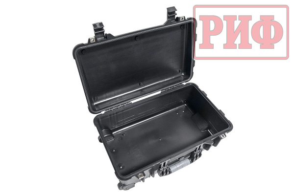 Кейс защитный ударопрочный РИФ 559х351х229 мм на колесах с телескопической ручкой Кейс защитный ударопрочный РИФ 559х351х229 мм на колесах с телескопической ручкой