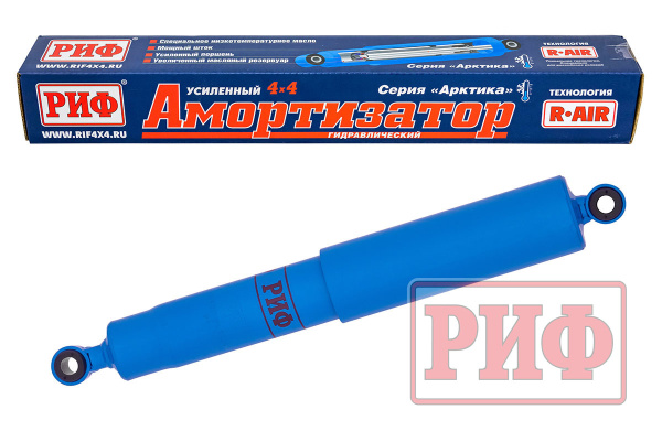 Амортизатор усиленный РИФ "Арктика" задний Mitsubishi L200 2015+, Fiat Fullback штатный и лифт 0-40 мм