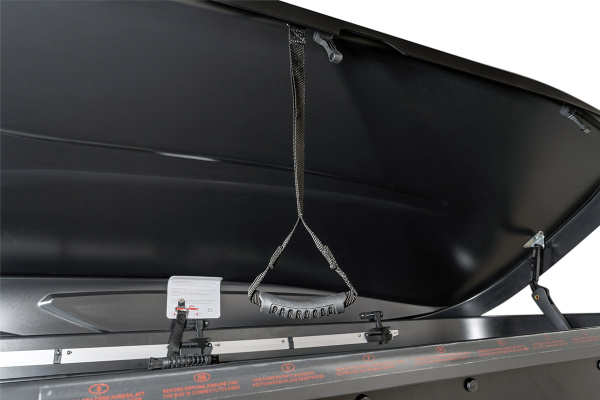 Бокс автомобильный на крышу Pentair RESORT 290 л черный глянец, двусторонний