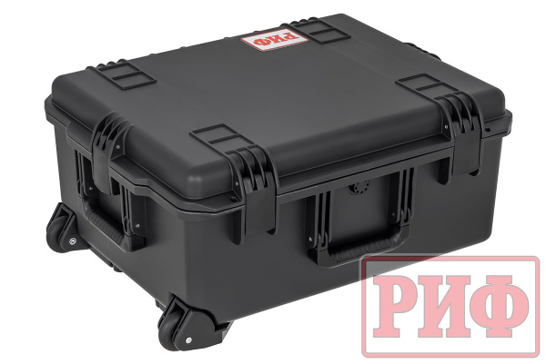 Кейс защитный ударопрочный РИФ 625x500x297 мм на колесах с телескопической ручкой Кейс защитный ударопрочный РИФ 625x500x297 мм на колесах с телескопической ручкой