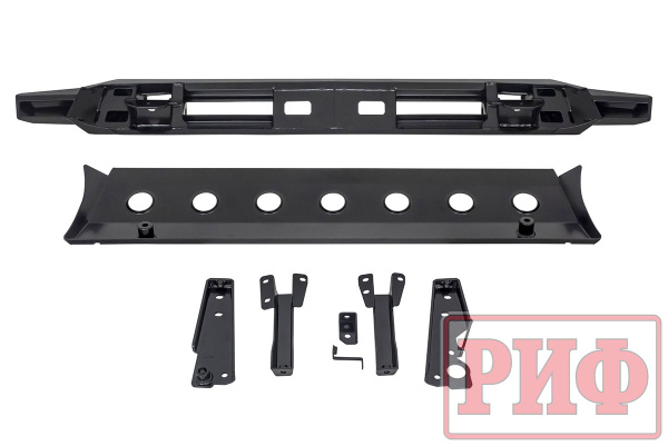 Бампер РИФ силовой передний Renault Duster 2021+ с защитой радиатора