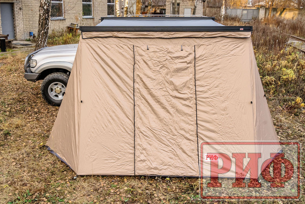 Стенки к автомобильной маркизе РИФ 3Х2.5 м Black Out