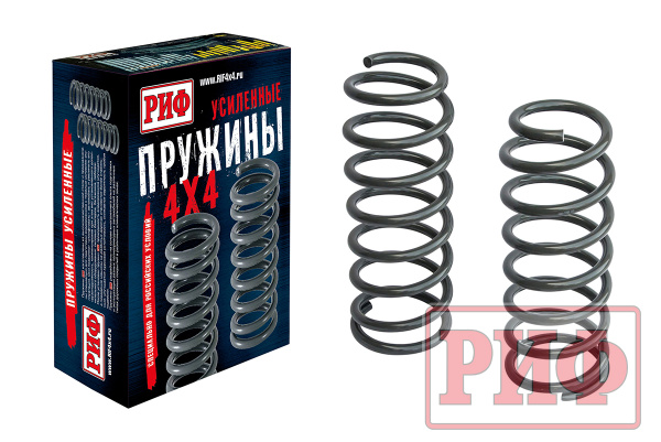 Пружины РИФ задние Toyota LC 80/105 +300 кг лифт 2
