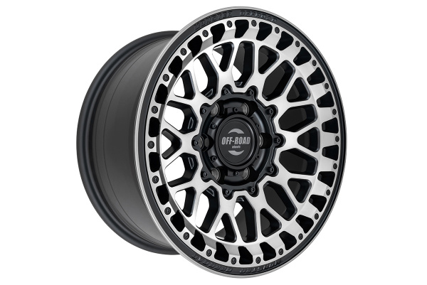 Диск литой серебристо-черный матовый 6x139,7 8,5xR17 d106,1 ET+20