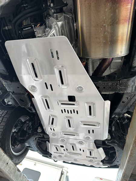 Защита Falcon радиатора, картера, РК, КПП для GWM TANK 400 (базовая версия), алюминий, 8 мм