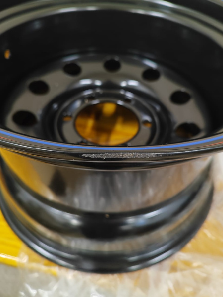 Диск усиленный Тойота Ниссан стальной черный 6x139,7 10xR16 d110 ET-44 (уценка)