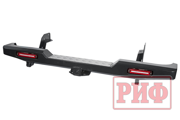 Бампер РИФ задний Mazda BT50/B2500 с фаркопом и фонарями