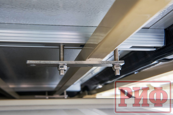 Палатка на крышу автомобиля РИФ Soft RT02-120 PRO, тент серый, 120х(240+70)х115 см