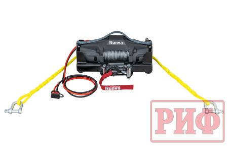 Лебёдка переносная РИФ 6000F c площадкой, стальной трос