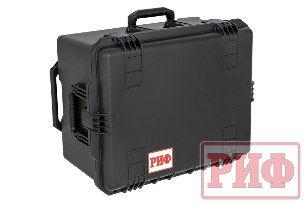 Кейс защитный ударопрочный РИФ 625x500x366  мм на колесах с телескопической ручкой Кейс защитный ударопрочный РИФ 625x500x366  мм на колесах с телескопической ручкой