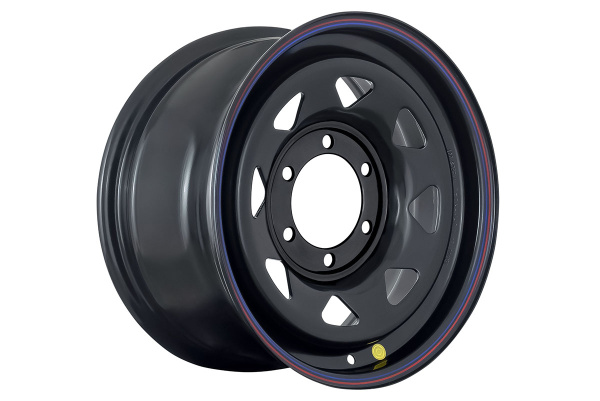 Диск усиленный стальной черный 6x139,7 8xR16 d110 ET+30 (треугольник мелкий)