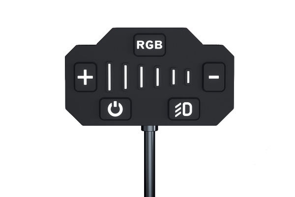 Светодиодная фара комбинированного света AURORA 1270 мм 620W LED (серия RGB)