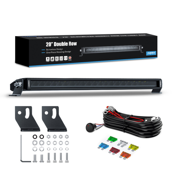 Фара водительского света AURORA 508 мм 100W с RGB подсветкой