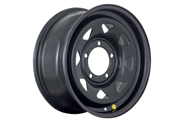 Диск усиленный УАЗ стальной черный 5x139,7 7xR16 d110 ET+25 (треуг. мелк.)