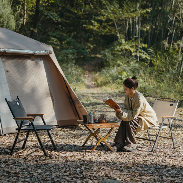 Кресло туристическое Naturehike Xing wang T01 складное 53х63х83 см, нагрузка до 150 кг, бежевое