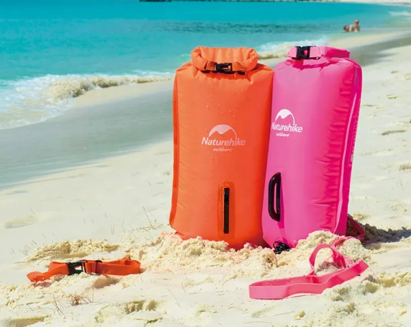 2 Гермомешок Naturehike туристический 28 л. Красный