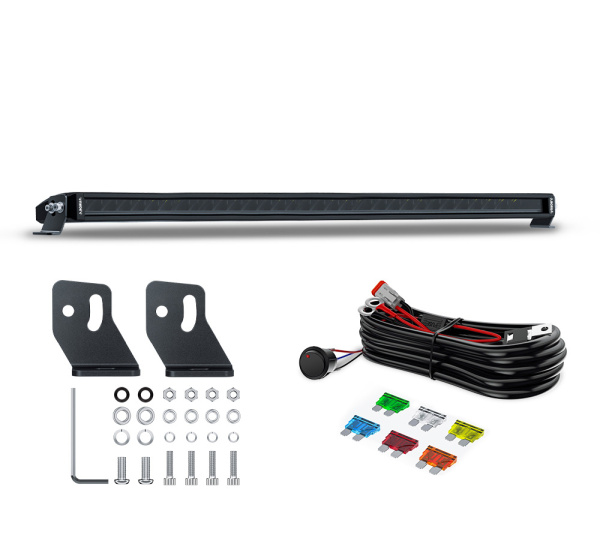 Фара водительского света AURORA 1016 мм 200W с RGB подсветкой