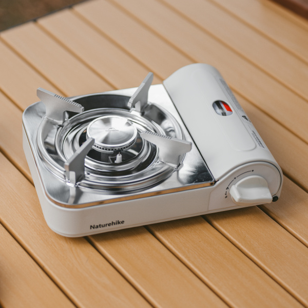 Плита газовая Naturehike 2,2 кВт, темно-белая