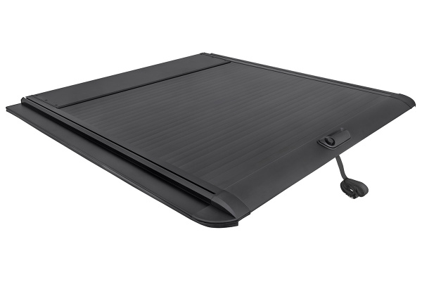 Крышка кузова РИФ для JAC T8, роллета раздвижная 1538х1606 мм, алюминиевая, черная