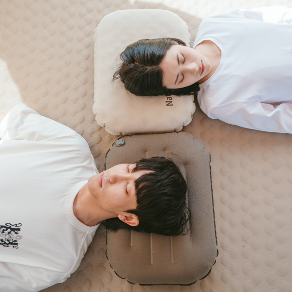 3 Подушка надувная Naturehike 52х32x12 см, бежевая