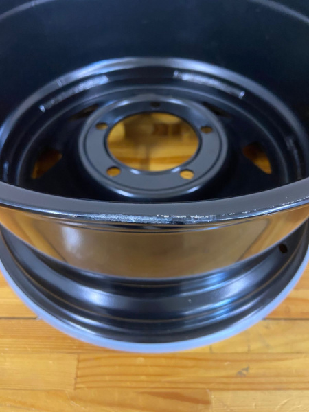 3 Диск усиленный УАЗ стальной черный 5x139,7 8xR16 d110 ET+20 (треуг. мелкий) (уценка)