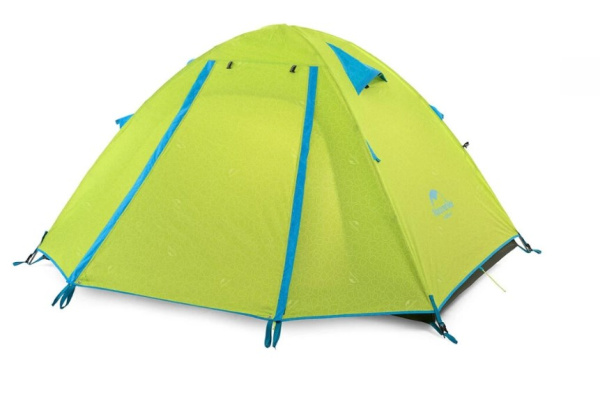 Палатка Naturehike P-Series 3-местная, алюминиевый каркас, желтая