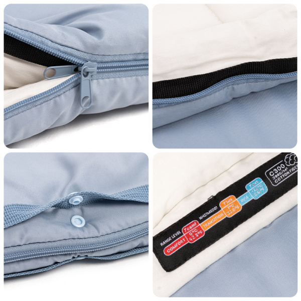 3 Мешок спальный Naturehike Child C180, 190х75 см, (правый) (ТК: +12°C), Синий