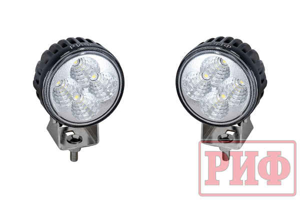 Бампер РИФ силовой передний Toyota Land Cruiser Prado 120 c доп. фарами, центральной дугой, защитой бачка омывателя