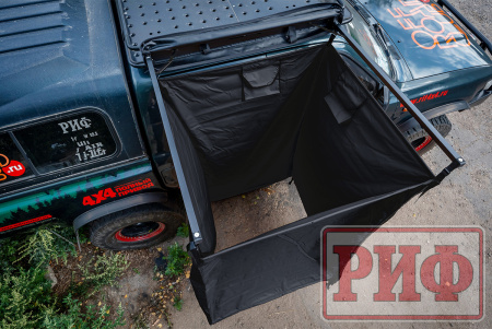 Маркиза-душ РИФ 100х180 см, черная